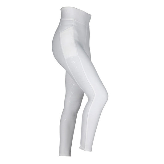 Aubrion Eltar Riding Tights - Young Rider- White