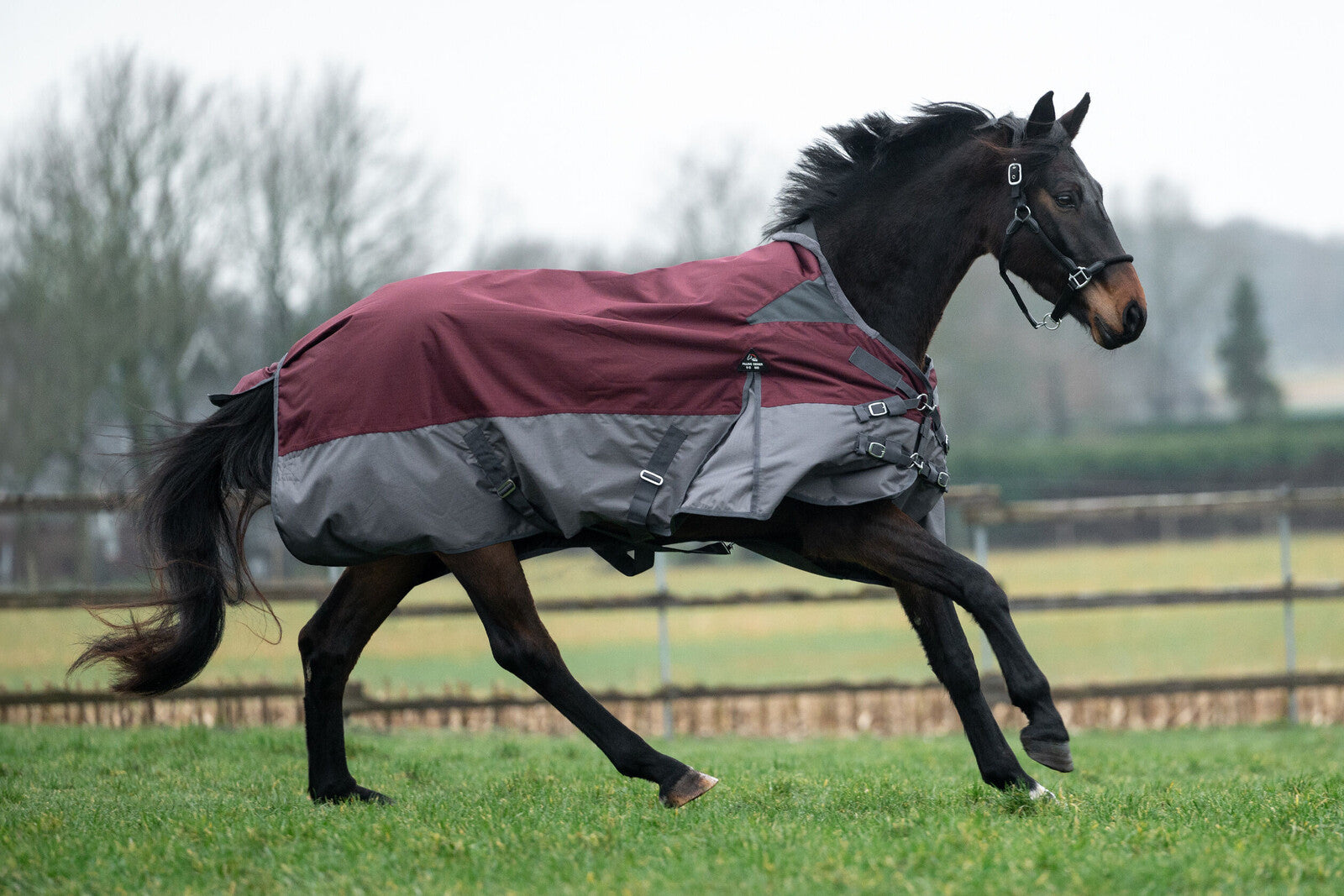 HKM Yukon Highneck Turnout Rug- 600D 0g fill- 6ft9"