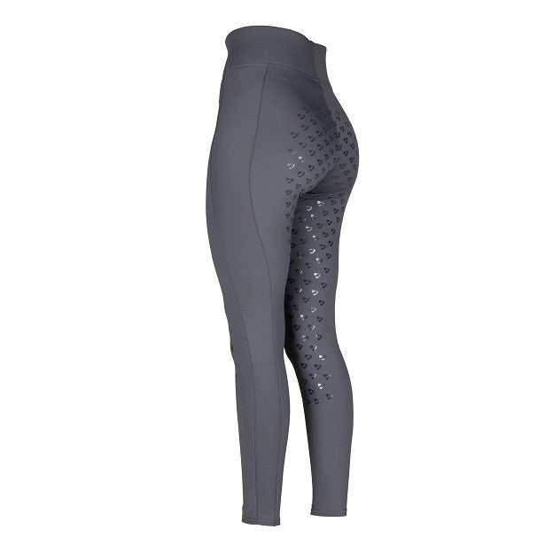Aubrion Eltar Riding Tights - Young Rider- Grey- Age 9-10