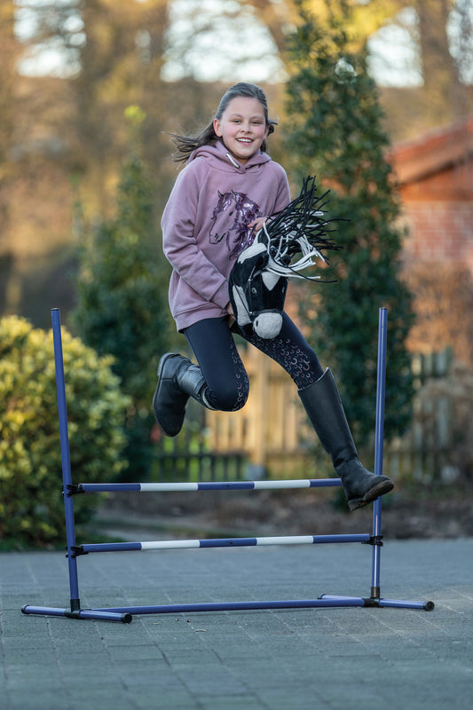 HKM Jumping Set of 2 Uprights- Blue