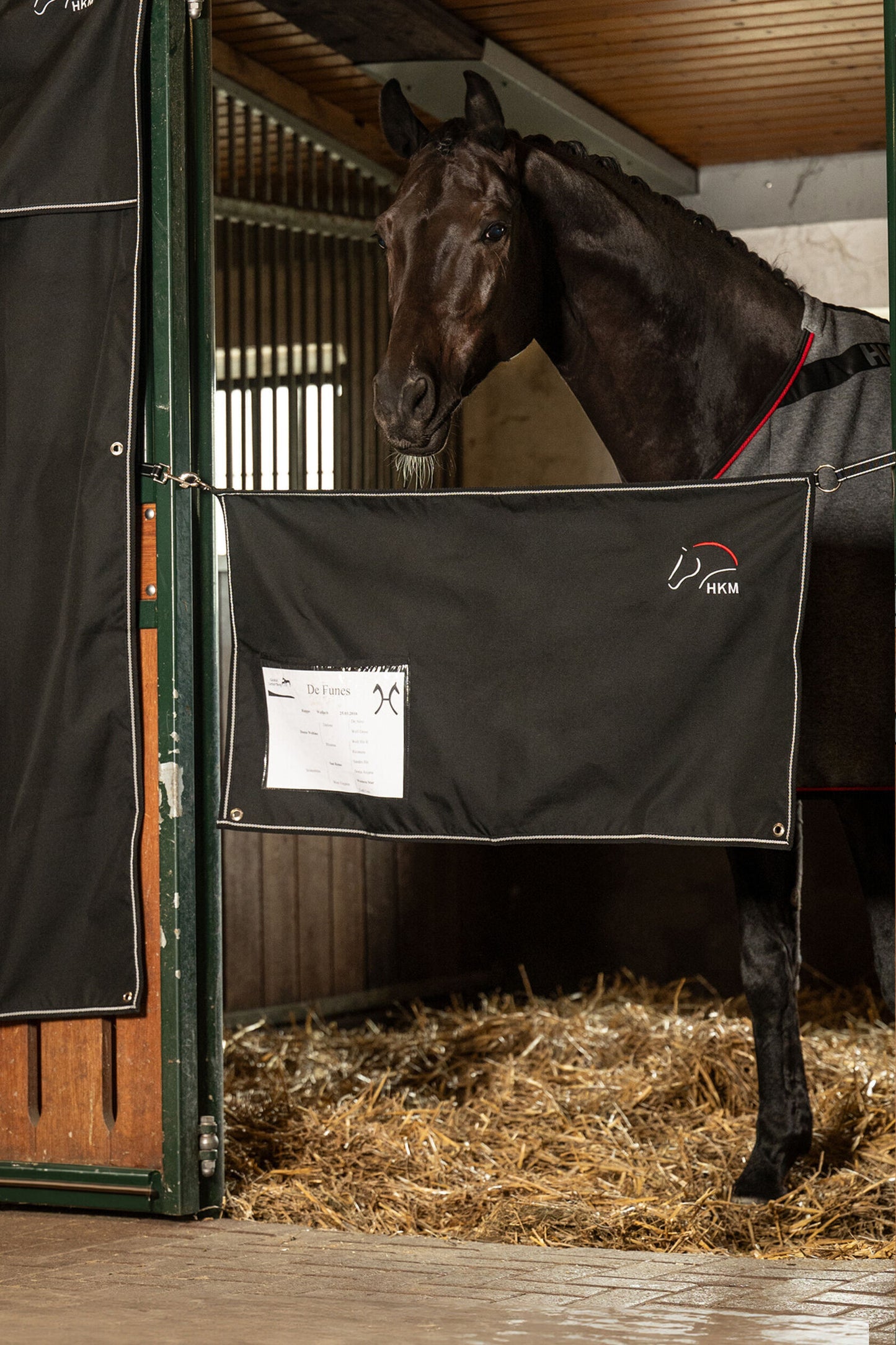 HKM Stable Door Curtain- Embroidery Available