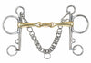 Brass Alloy Pelham with Lozenge- 5"