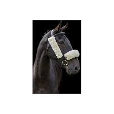 Cameo Synthetic Sheepskin Cheekpieces- Brown