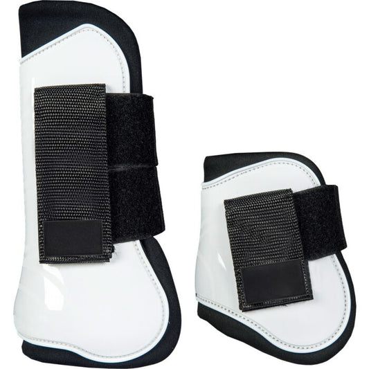 HKM Protection and fetlock boots -Genua- set of 4- White- Full Size