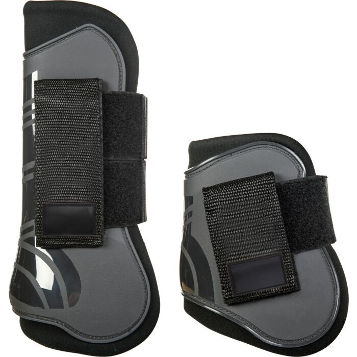 HKM Protection and fetlock boots- Genua- Set of 4- Grey- Full Size