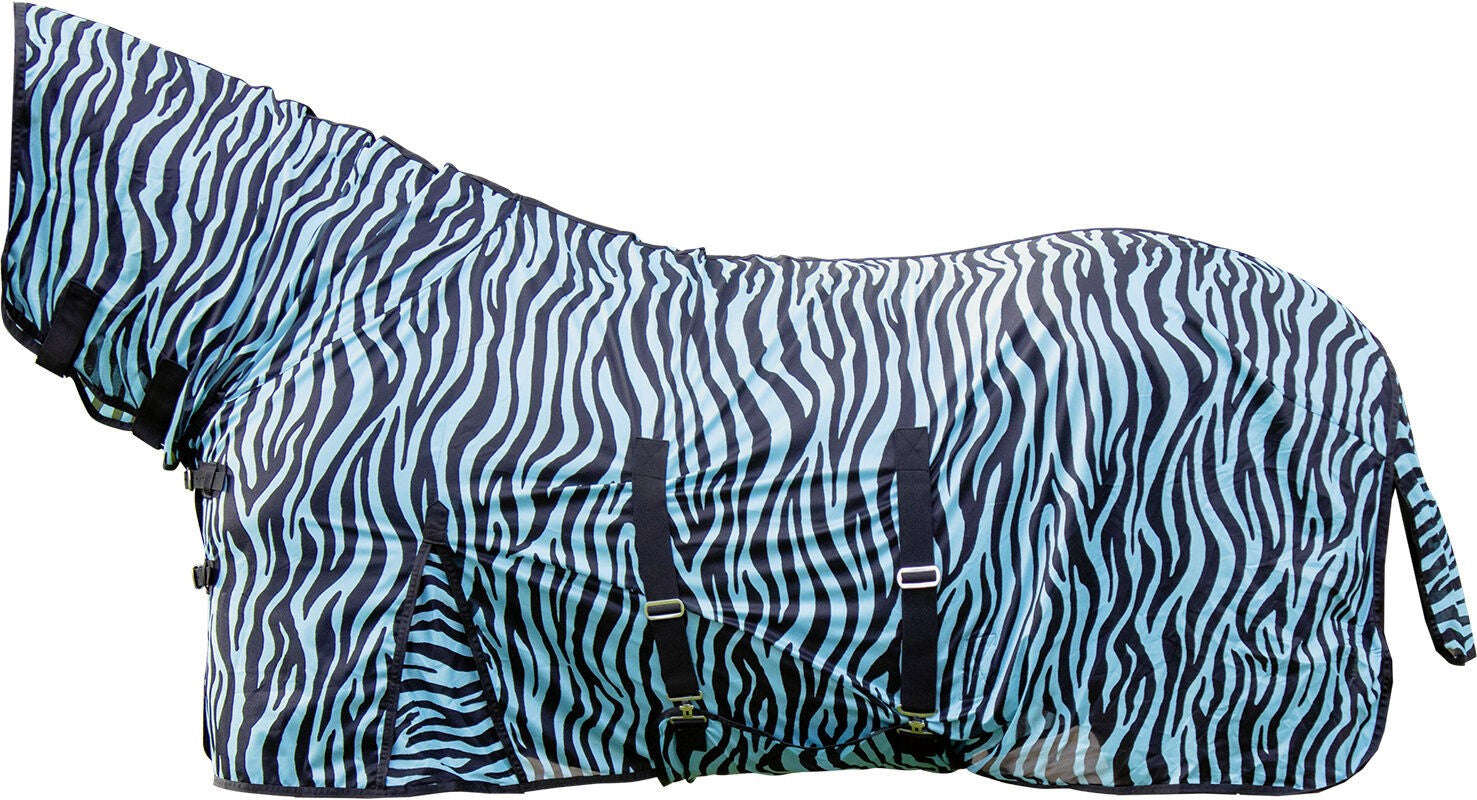 HKM Zebra Fly Rug With Neck