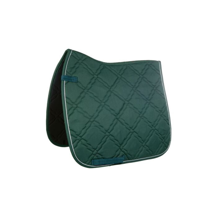 HKM Saddlepad- Bologna-  Green-  Cob/Full size