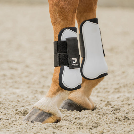 Horka Tendon Boot Neoprene lined - white - size Large.