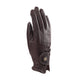 Shires Aubrion Estade Leather Riding Gloves- Brown