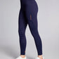 Equieire Jessica 3/4 Grip Ridding Leggings - Navy With Rose Gold