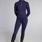 Equieire Jessica 3/4 Grip Ridding Leggings - Navy With Rose Gold