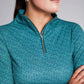 Equieire Emma Signature Sunshirt-  Green Equieire Print