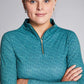 Equieire Emma Signature Sunshirt-  Green Equieire Print