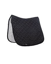HKM Saddlepad Daphne- Black- Cob/Full Size