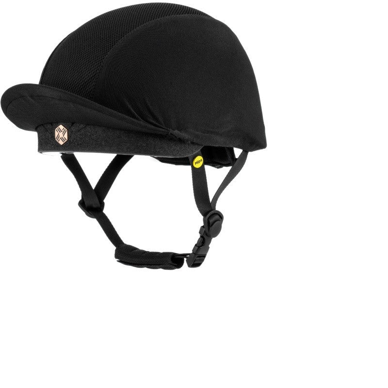 Charles Owen Phoenix Skull Cap- Black/Rose Gold