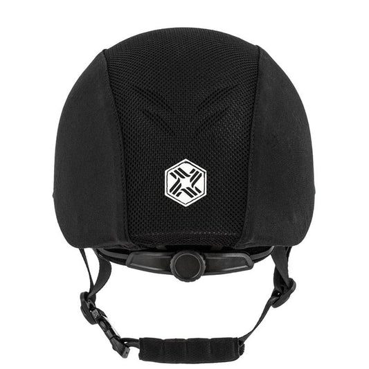 Charles Owen Phoenix Skull Cap-  Black/Silver