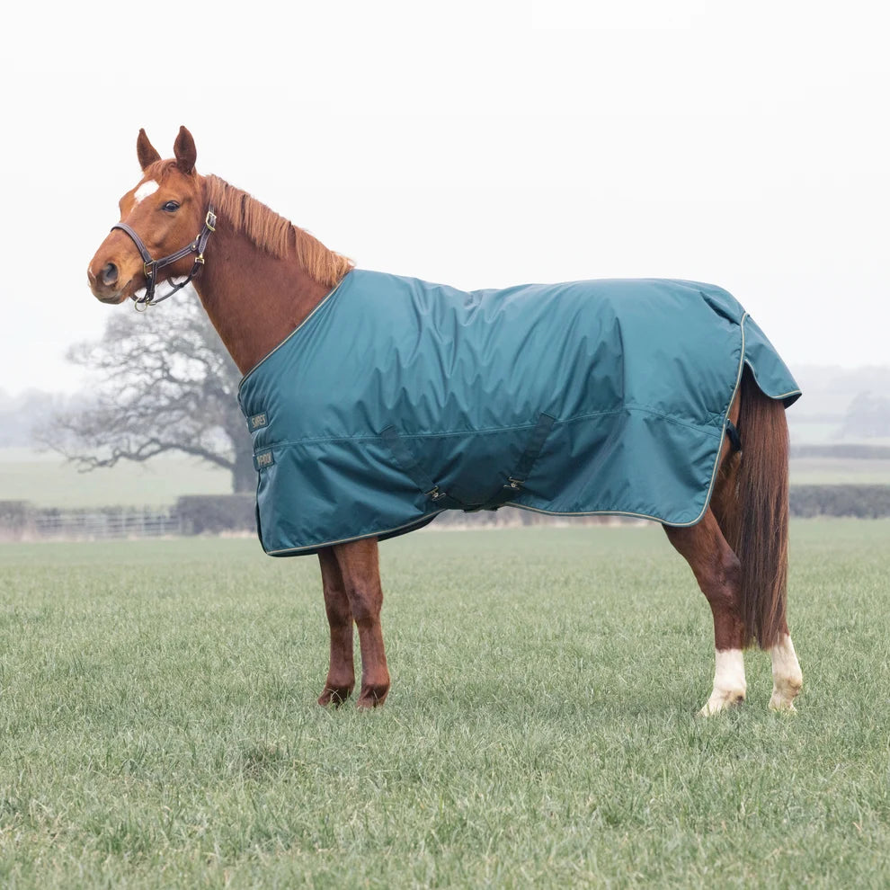 Shires Typhoon 200 Turnout Rug Green 4'6" / 54"