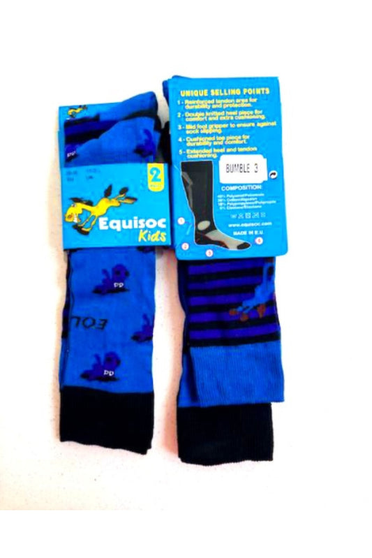 Equisoc Bumble Size 11/3.5 Royal Blue/ Purple