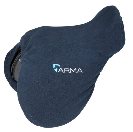Arma Fleece Saddle Cover- Navy- 17-18" Saddle