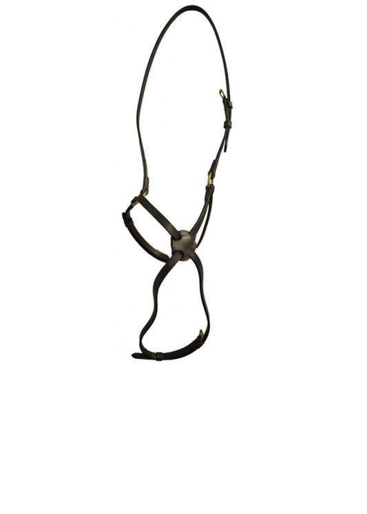 Mackey Classic Grackle Mexican Noseband- Black -Cob