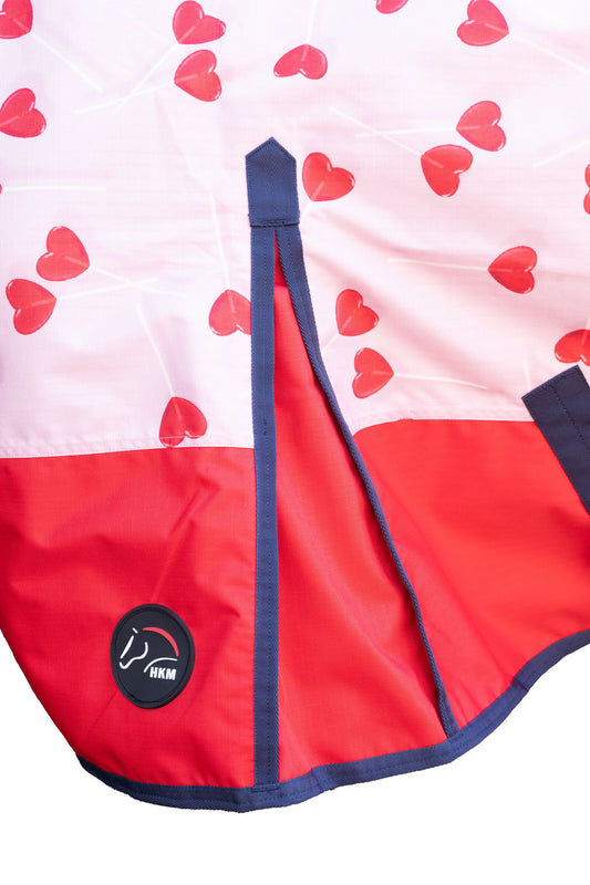 HKM Turnout Rug- Lollipop- 600D 200g