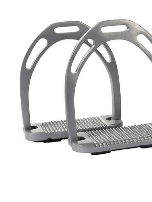 HKM Aluminium Stirrup - Silver- 12 cm