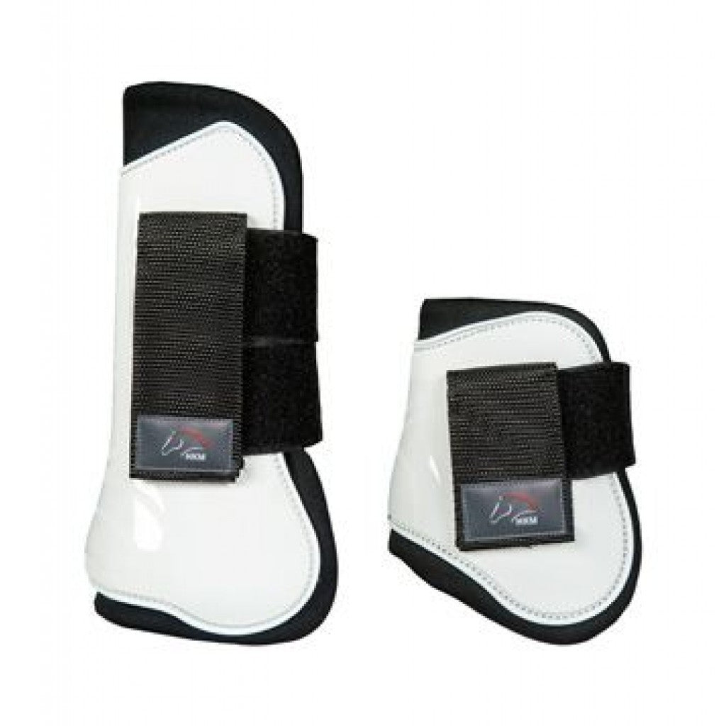 HKM Tendon and Fetlock Boots- Black- Full Size