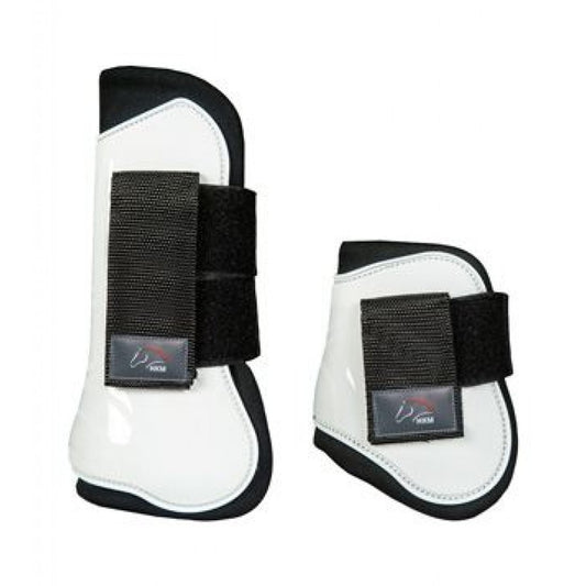 HKM Tendon and Fetlock Boots- Black- Full Size