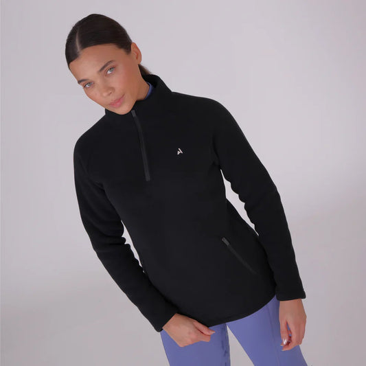 Aubrion Ladies React Half Zip Fleece- Shadow