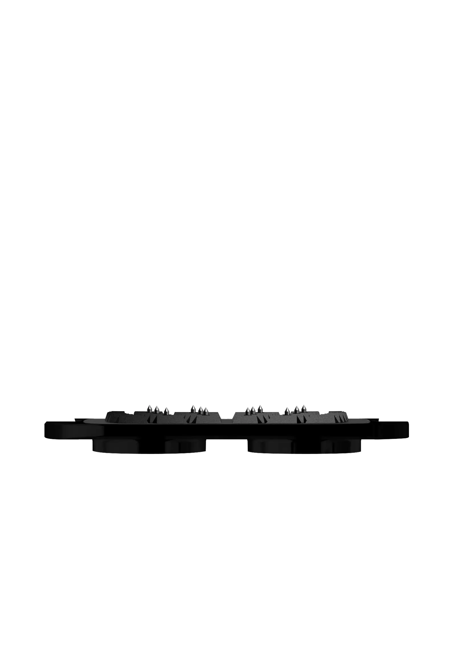 Flex On GC2 Stirrups- Adults- Black/Royal Blue Elastomer with Ultra Grip