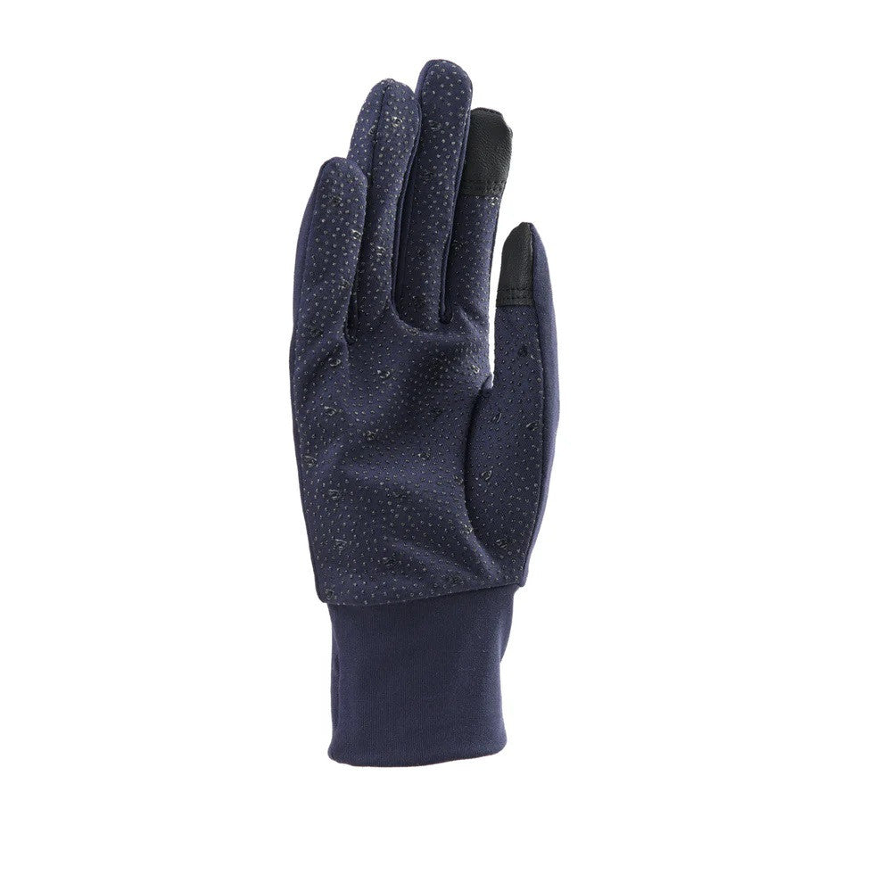 Shires Aubrion Patterson Winter Riding Gloves- Kids-Navy