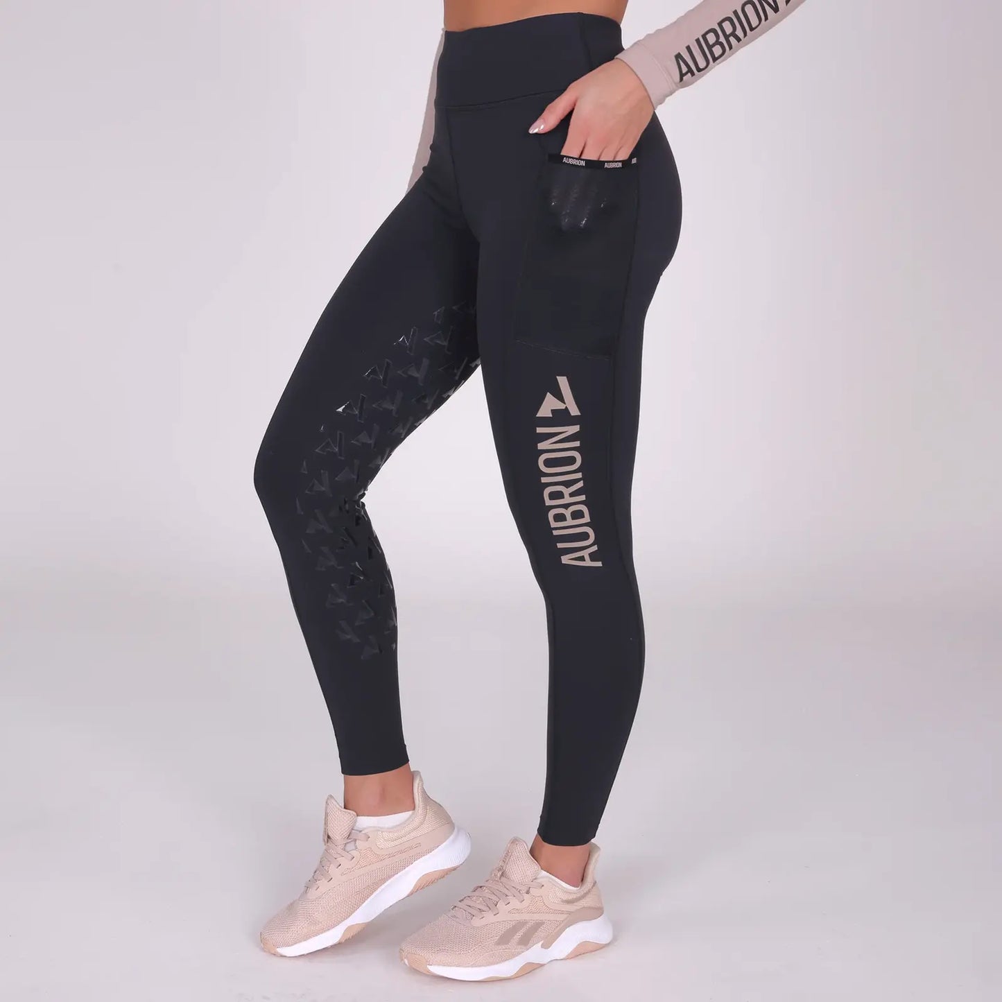 Aubrion Ladies Non Stop Tights- Shadow