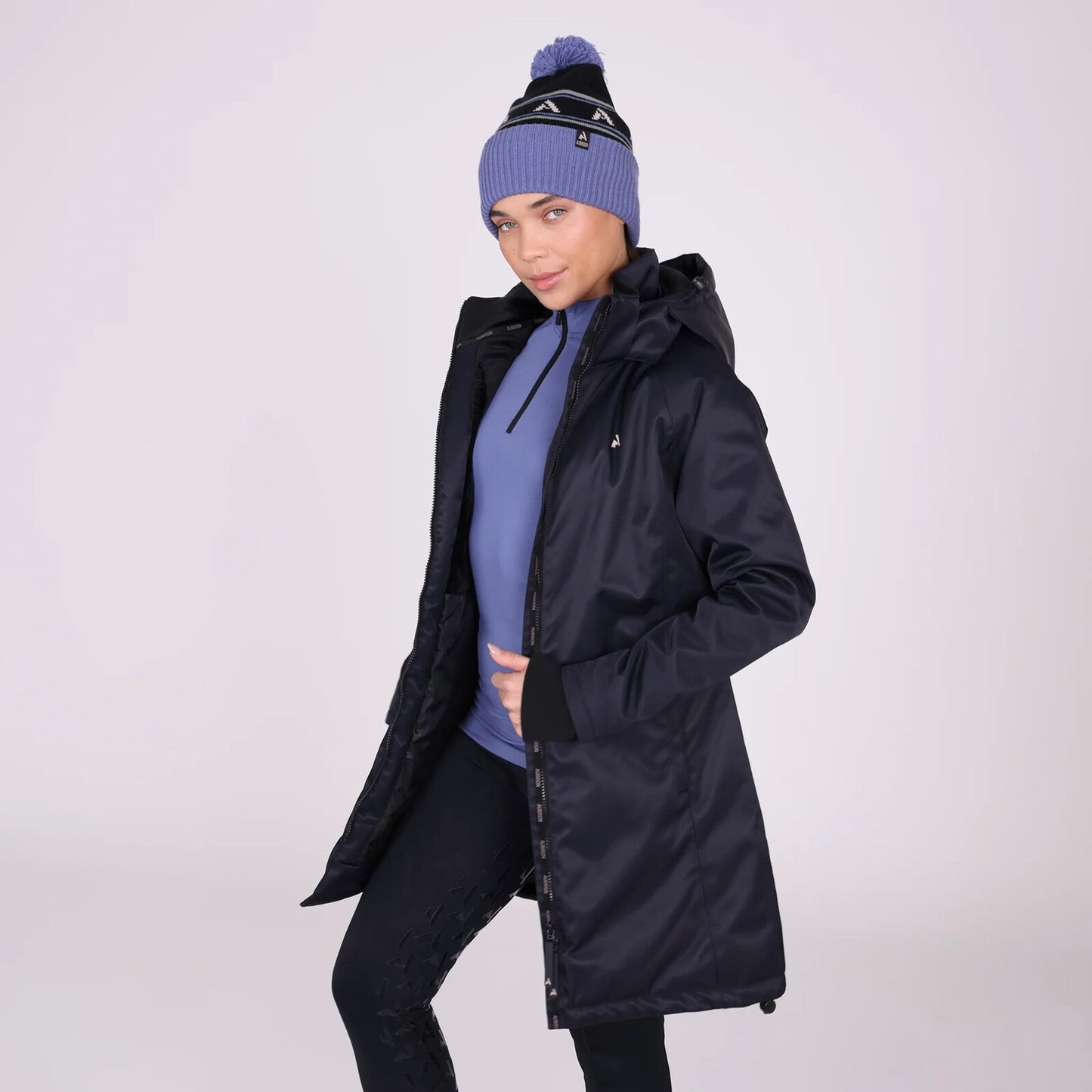 Aubrion Ladies React Mid Length Coat- Shadow