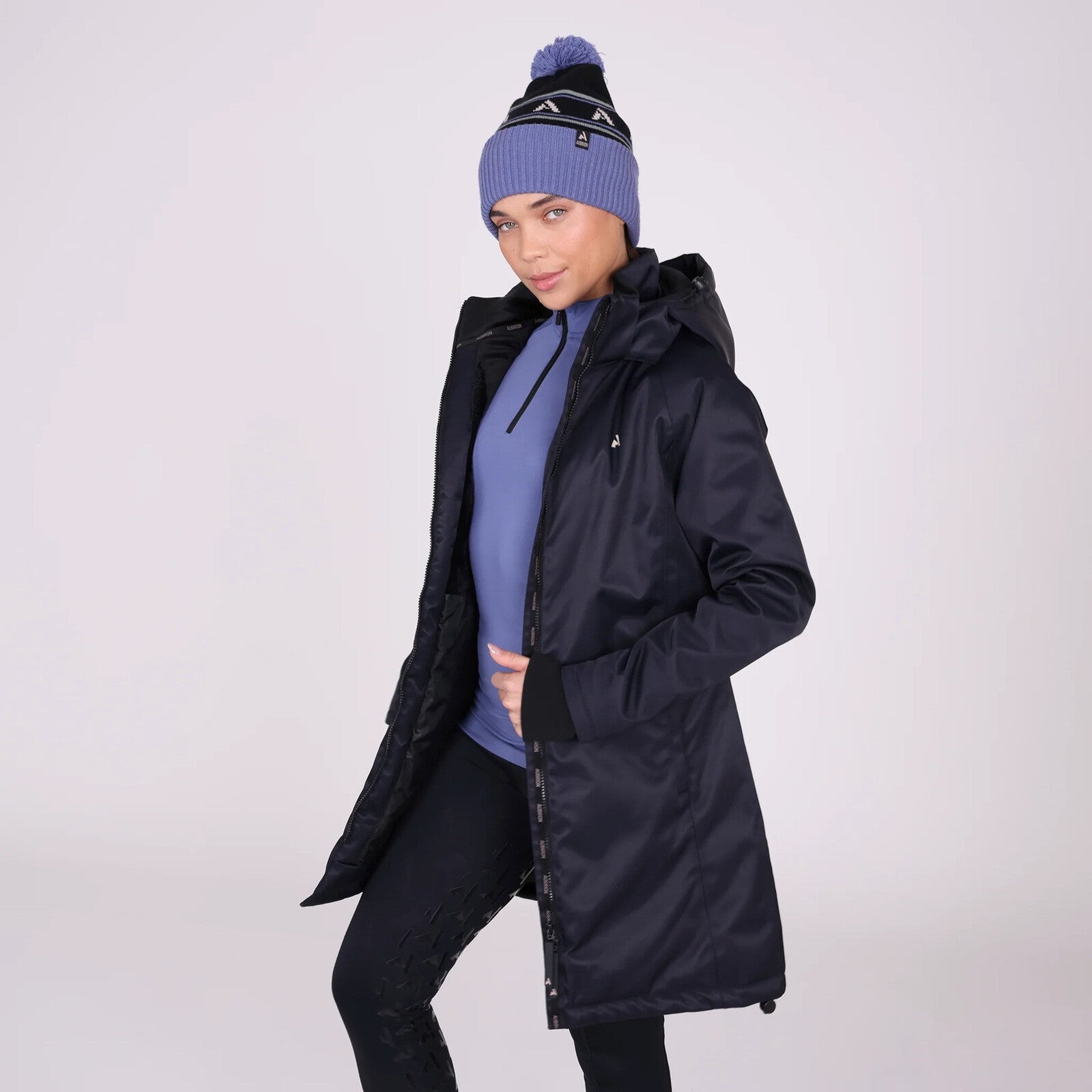 Aubrion Ladies React Mid Length Coat- Shadow