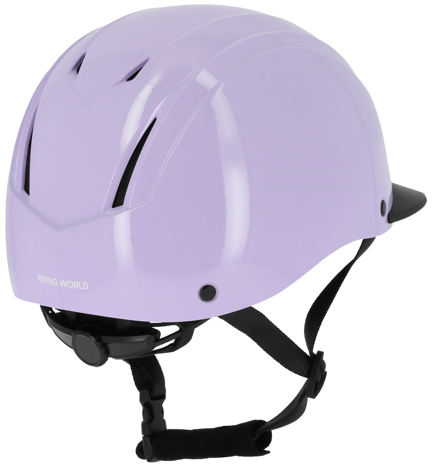 Riding World Helmet- Topy- Lilac- adjustable 55cm to 59cm