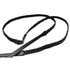 Celtic Equine Plaited/ Braided Reins- Black- Cob/ Full Size