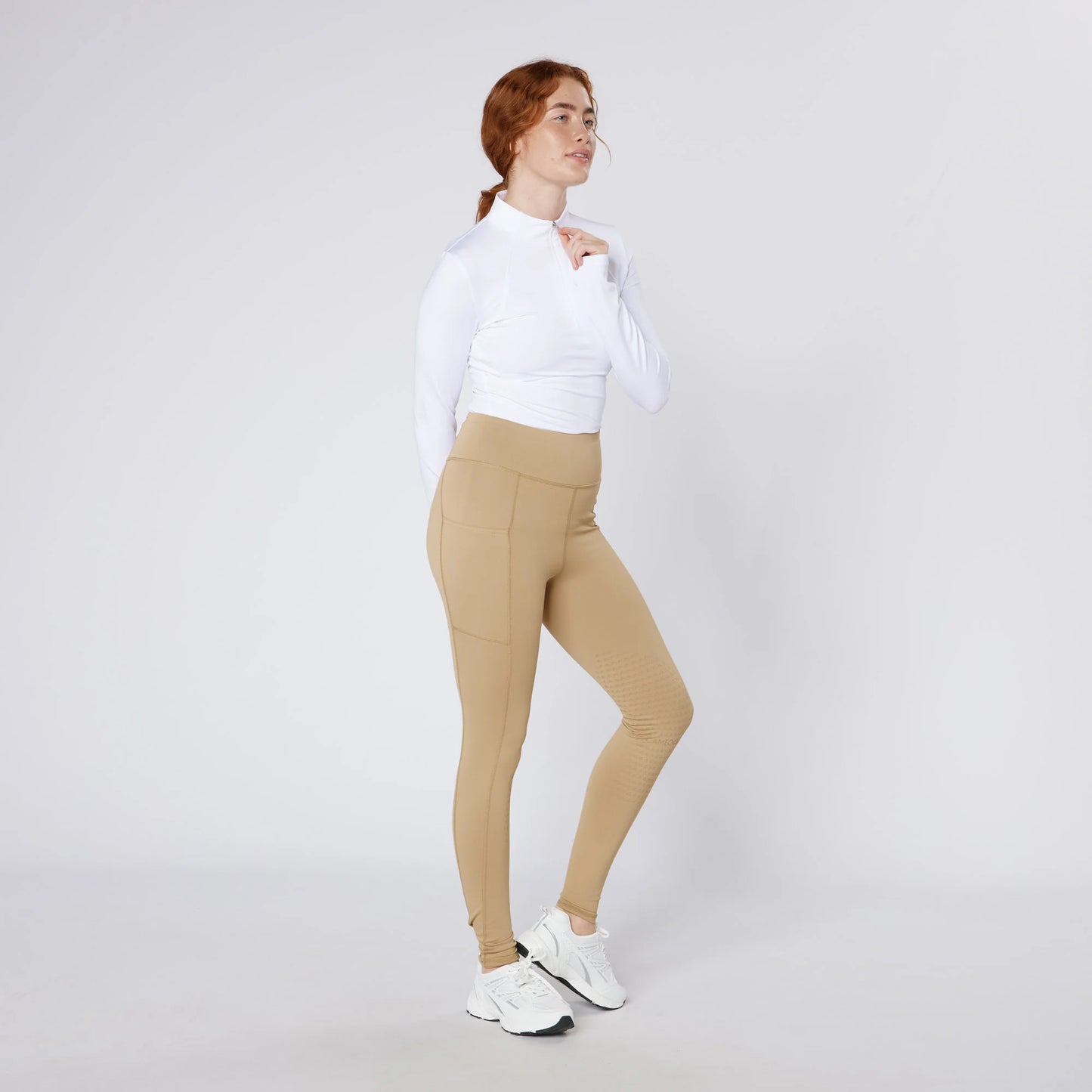 Cameo Equine Ladies Core Riding Tights- Beige