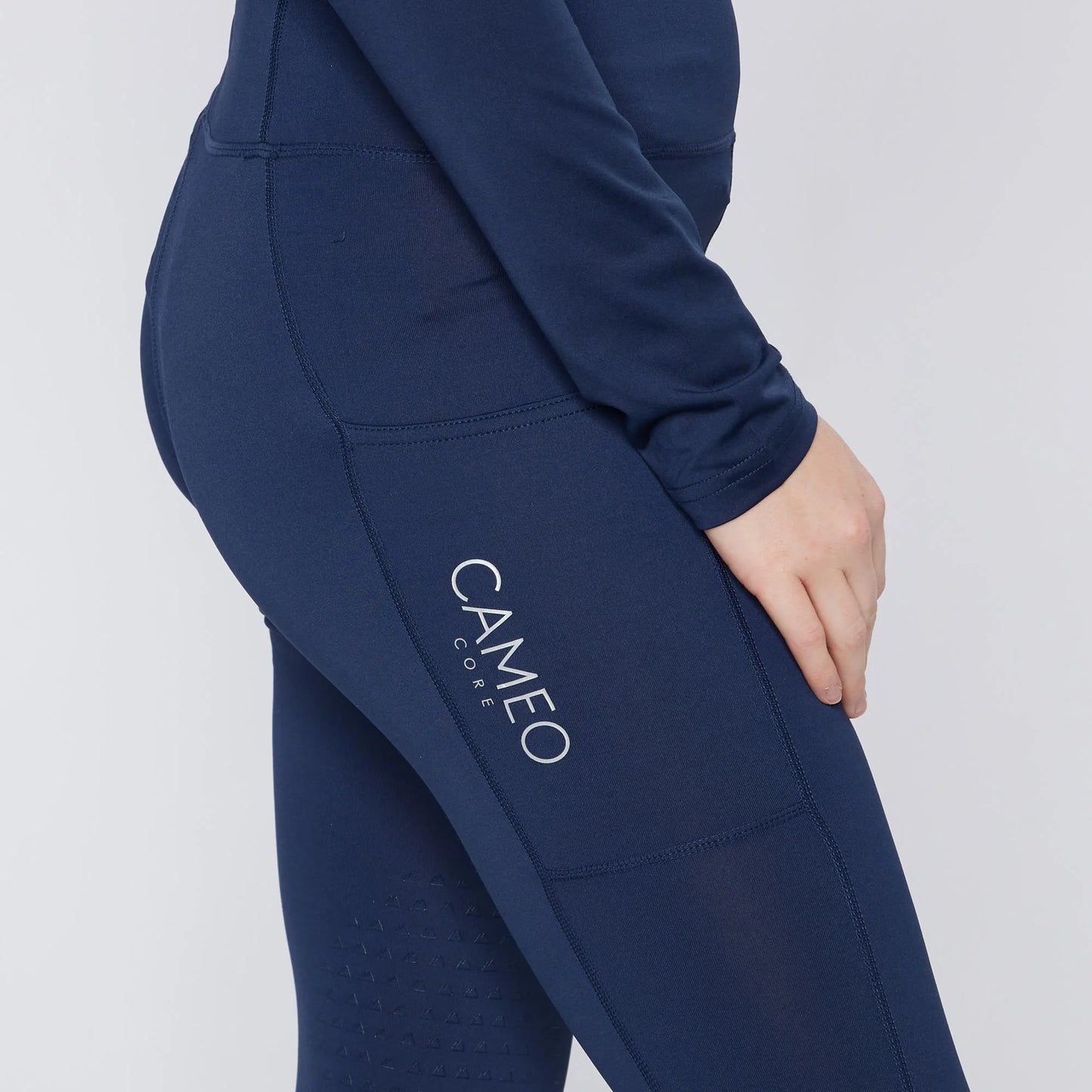 Cameo Equine Ladies Core Riding Tights- Navy