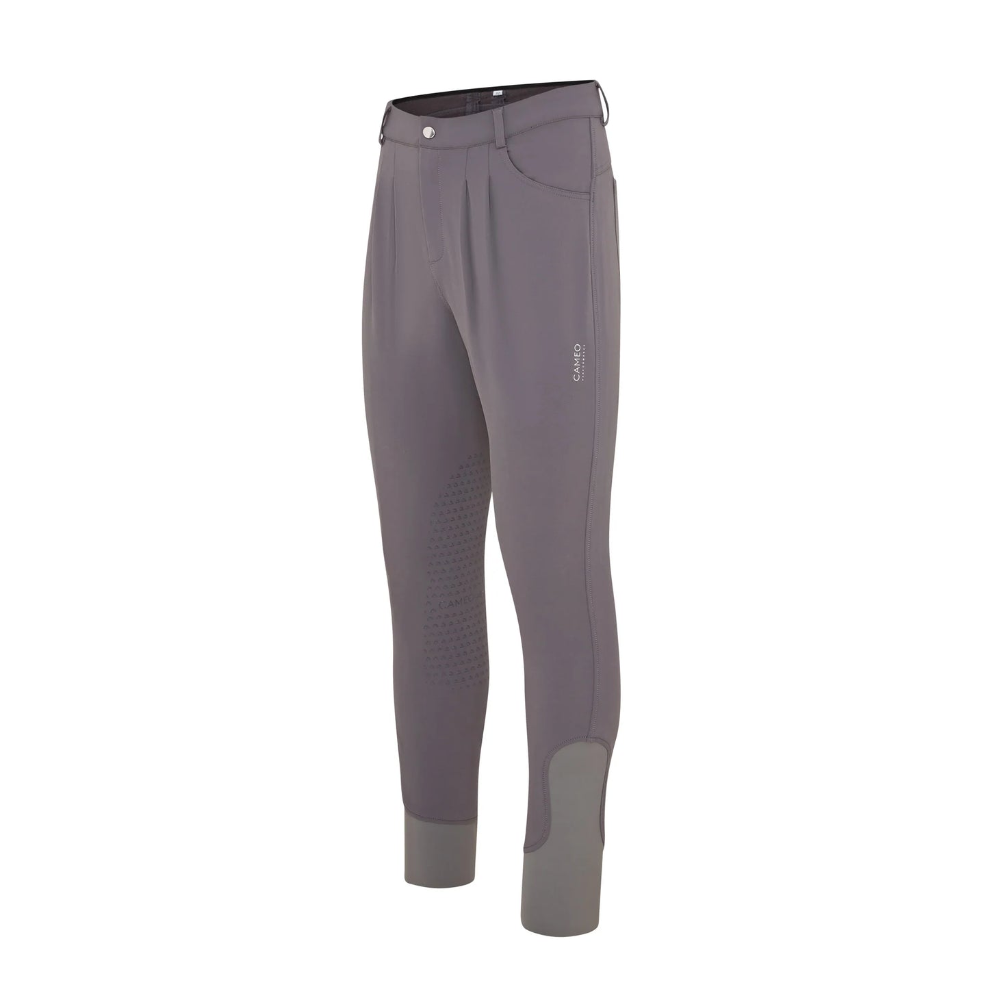 Cameo Equine Water Repellent Gents Breeches- Grey- 30"