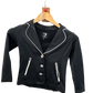 Red Horse Kids Competition Jacket- Black/Silver- Age 7-8 Years
