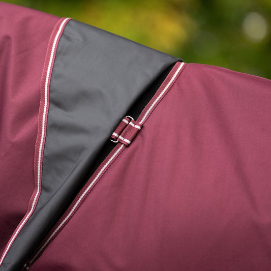 Imperial Riding Turnout Rug with detachable neck- Deep Red