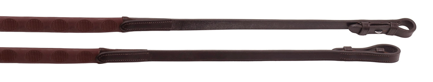 Mackey Classic Precision Grip Reins- Brown- Full Size
