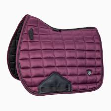 Aubrion Arma Eltar Satin GP Saddlecloth - Black Cherry