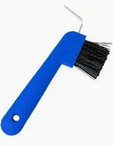Hoof pick with brush