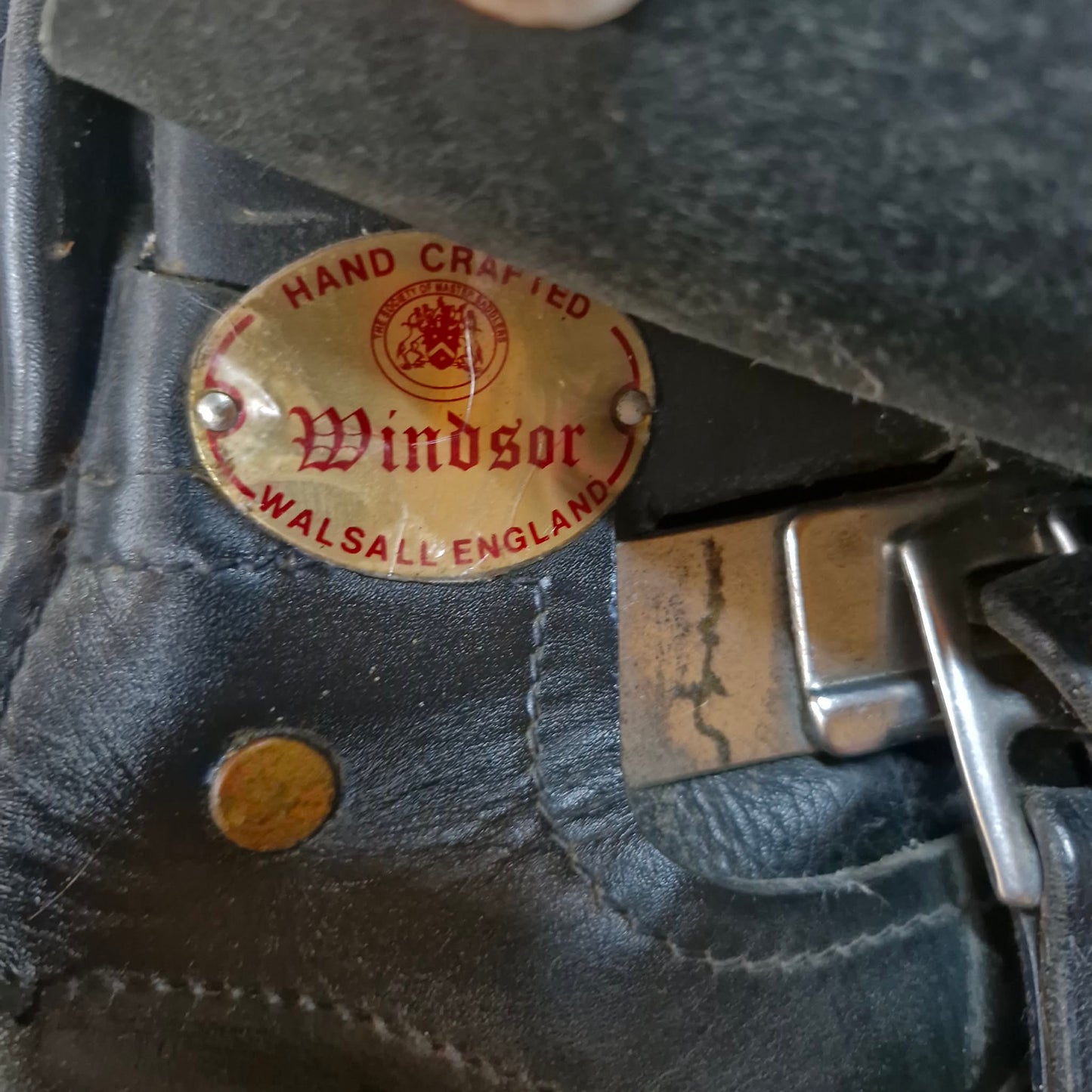 17" Windsor Elite Handcrafted Dressage Saddle with accessories