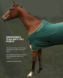 Celtic Equine Irish Flag Fleece Cooler