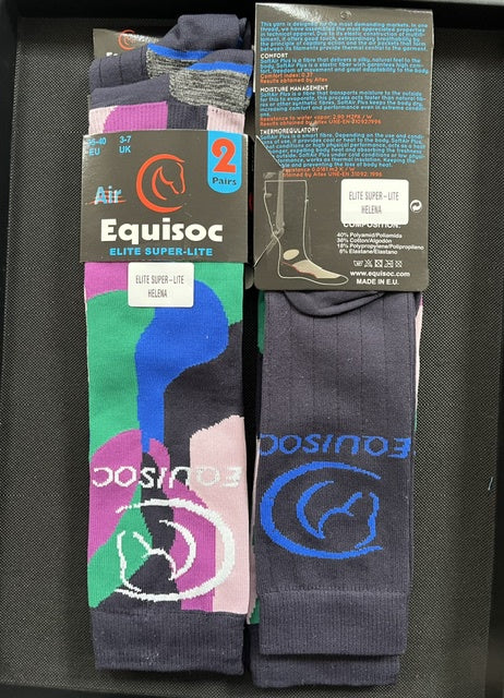 Equisoc (Ireland) Elite Super-Lite- Helena- Twin Pack- UK3-7