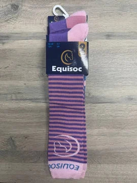 Equisoc (Ire) Meave 6- Lilac/Purple Stripes- EU35-40