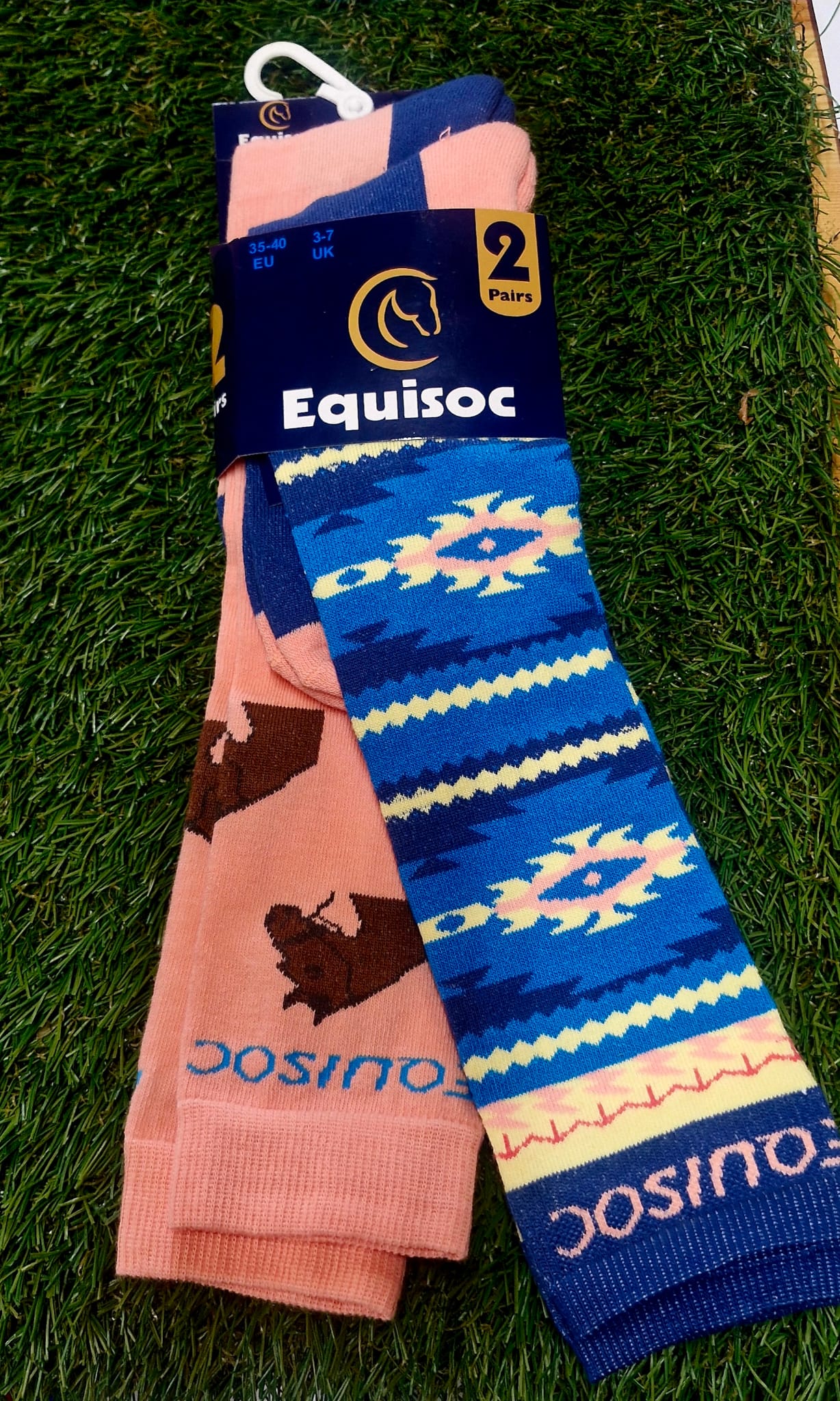 Equisoc (Ire) Megan 7- Blue/Navy/Salmon- EU35-40