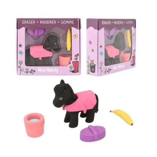Miss Melody Eraser Horse Set